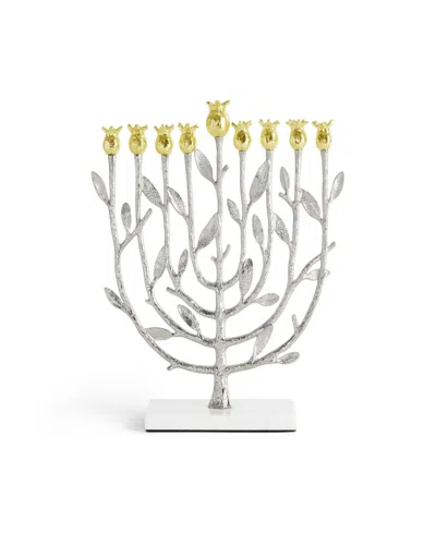 Michael Aram Pomegranate Menorah In White