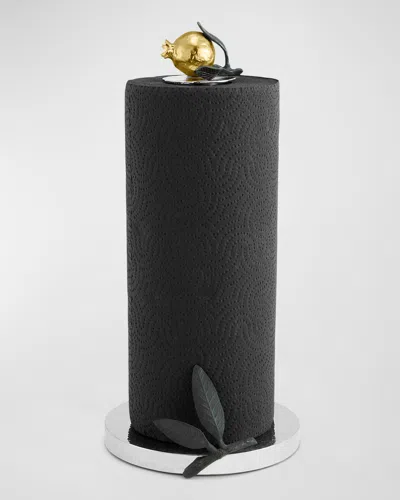 Michael Aram Pomegranate Paper Towel Holder In Black