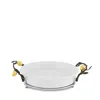 Michael Aram Pomegranate 24k Goldplated Stainless Steel & Porcelain Pie Dish