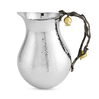 Michael Aram Pomegranate Stainless Steel Pitcher In Silver