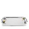 Michael Aram Pomegranate Rectangular Tray In Silver/gold
