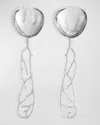 Michael Aram Pomegranate Silver & Gold 2-piece Serving Set In Silver And Gold