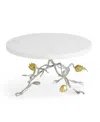 Michael Aram Pomegranate Silver & Gold Cake Stand With 24k Goldplate In No Color