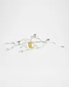 Michael Aram Pomegranate Silver And Gold Tone Low Candleholder In Silver And Gold