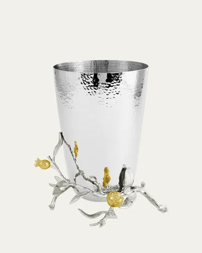 Michael Aram Pomegranate Silver And Gold Vase In No Color