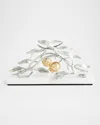Michael Aram Pomegranate Silver And Gold Tone Vertical Napkin Holder In Silver And Gold