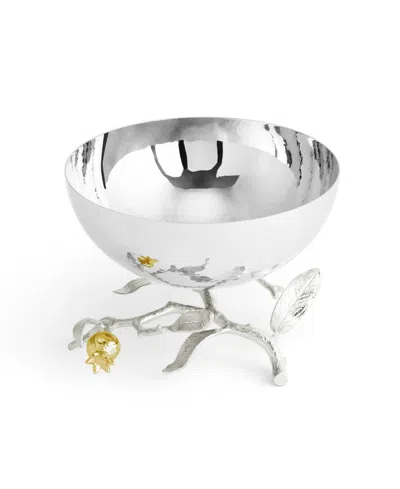 MICHAEL ARAM POMEGRANATE SILVER AND GOLD SMALL BOWL