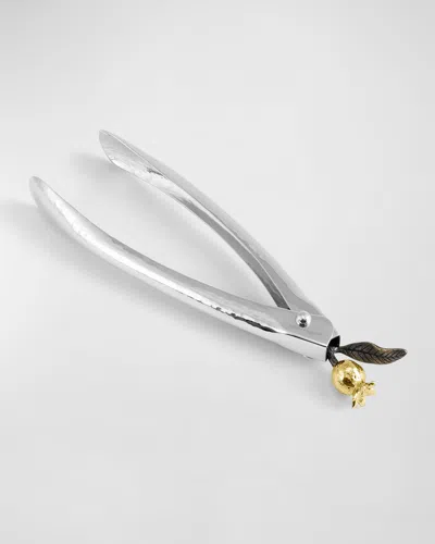 Michael Aram Pomegranate Small Lock Spring Tongs