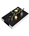 Michael Aram Pomegranate Vanity Napkin Holder In Black