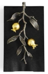 Michael Aram Pomegranate Vanity Napkin Holder In Black
