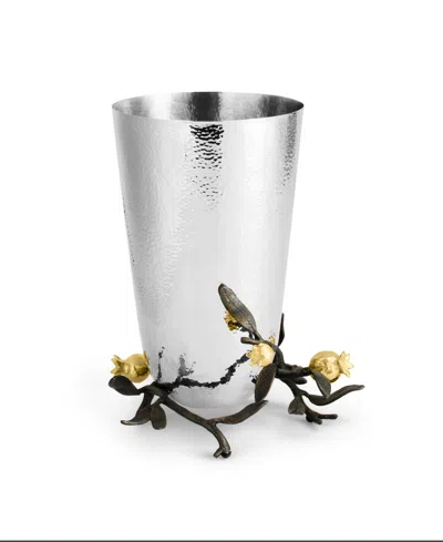 Michael Aram Pomegranate Vase In Metallic