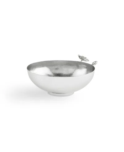 Michael Aram Poppy Nut Bowl In Silver