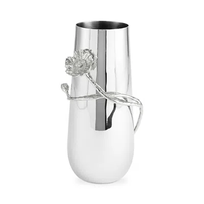 Michael Aram Poppy Vase In Silver