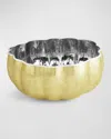 Michael Aram Pumpkin Bowl In Gold
