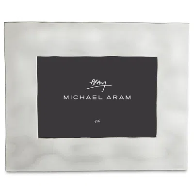 Michael Aram Reflective Water 4" X 6" Photo Frame In Silver