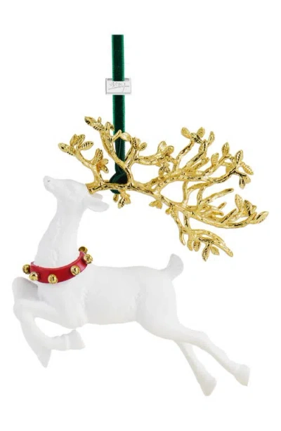 Michael Aram Reindeer Ornament In Multi