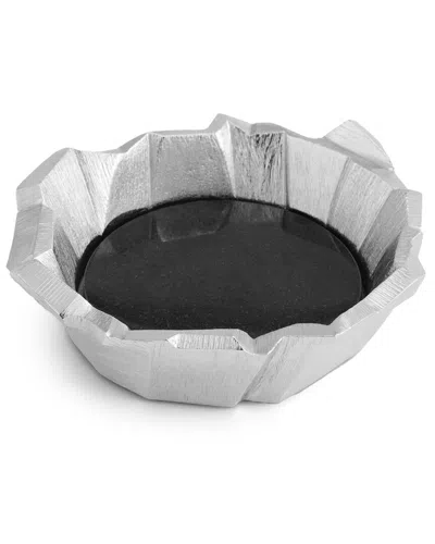 Michael Aram Rock Coaster In Silver