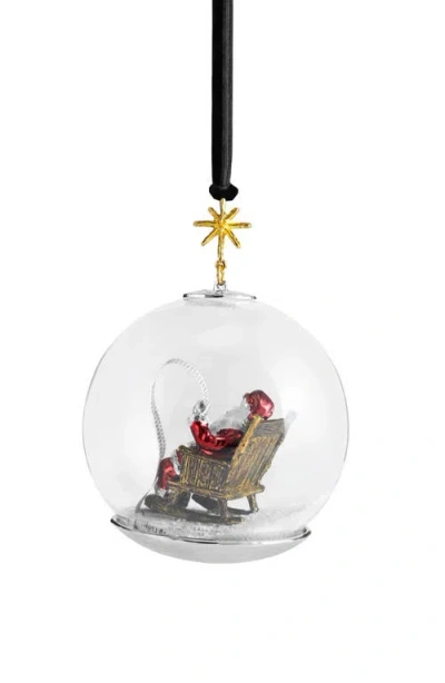 Michael Aram Santa Snow Globe Ornament In Multi
