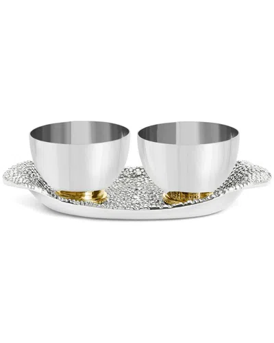 MICHAEL ARAM MICHAEL ARAM SHAGREEN DOUBLE DISH WITH TRAY