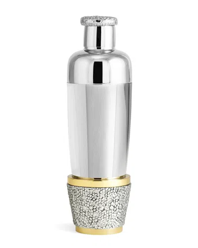 Michael Aram Shagreen Shaker In Silver