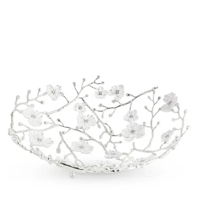 Michael Aram Silver Orchid Basket In Gold