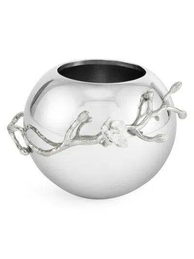 Michael Aram Silver Orchid Rose Bowl