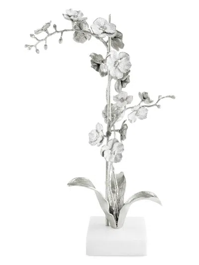 Michael Aram Silver Orchid Stem Large Sculpture