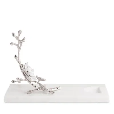 Michael Aram Silver Orchid Wine Rest In Gray