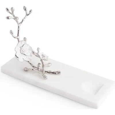 Michael Aram Silver Orchid Wine Rest