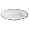 Michael Aram Silversmith Rimmed Bowl In White And Platinum