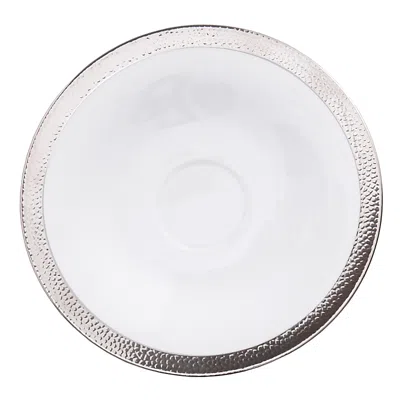 Michael Aram Silversmith Saucer In White