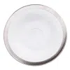 Michael Aram Silversmith Saucer In White And Platinum