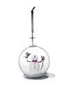 Michael Aram Snowman Snow Globe Ornament In Transparent