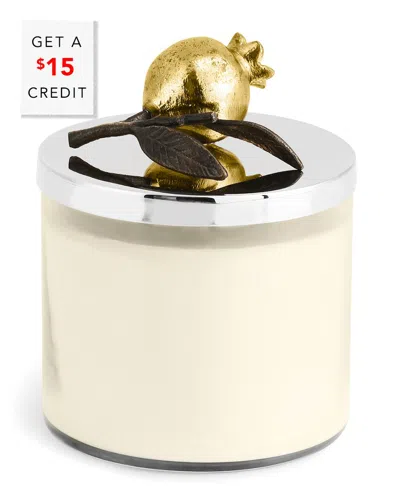 Michael Aram Pomegranate Candle Gold In Nickel,gld