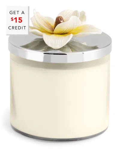 Michael Aram Magnolia Three-wick Candle With $15 Credit In White