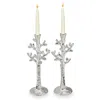 Michael Aram Set Of 2 Tree Of Life Candlestick Holders In Nickel Plate