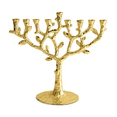 Michael Aram Tree Of Life Menorah Gold
