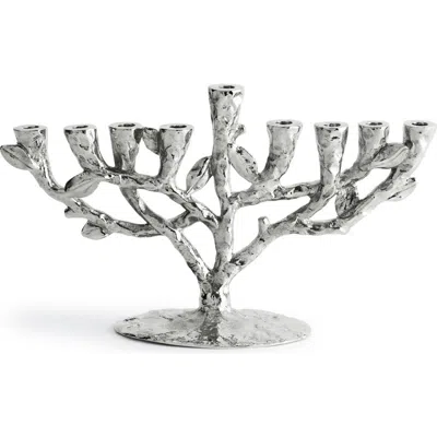 Michael Aram Tree Of Life Small Menorah In Silver