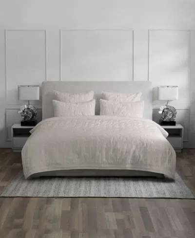Michael Aram Tufted Quilted Cotton Coverlet, Queen In Gray