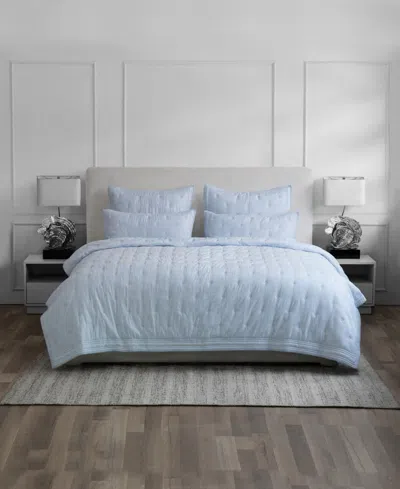 Michael Aram Tufted Quilted Coverlet, King In Blue