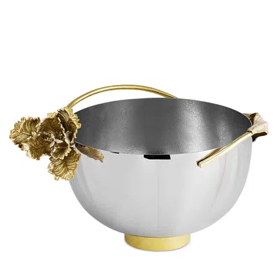 Michael Aram Tulip Large Stainless Steel Bowl In Silver