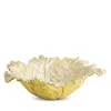 Michael Aram Tulip Centerpiece Bowl In Gold/white