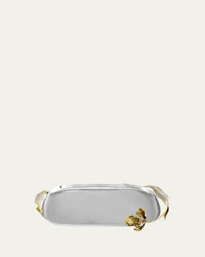 Michael Aram Tulip Tray In Silver