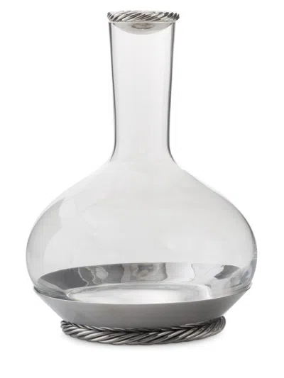 Michael Aram Twist Stainless Steel And Crystal Carafe In Multi