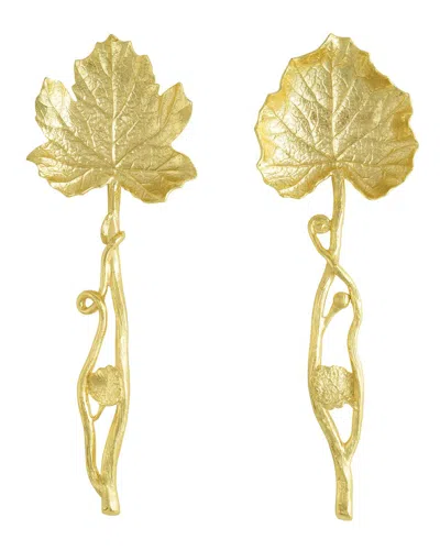 Michael Aram Vine Serving Set In Gold