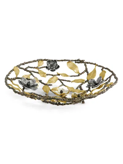 Michael Aram Vintage Bloom Centerpiece Bowl In Brown