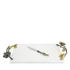 Michael Aram Vintage Bloom Cheeseboard With Knife In White