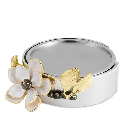 Michael Aram Vintage Bloom Coaster Set, Set Of 6 In Silver