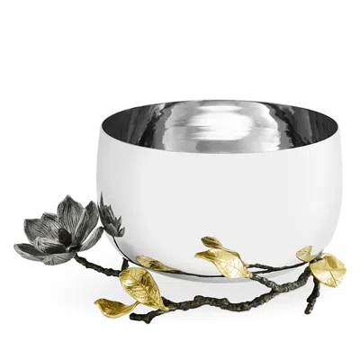 Michael Aram Vintage Bloom Medium Bowl In Silver