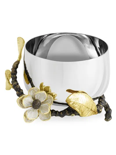 Michael Aram Vintage Bloom Nut Bowl In Silver
